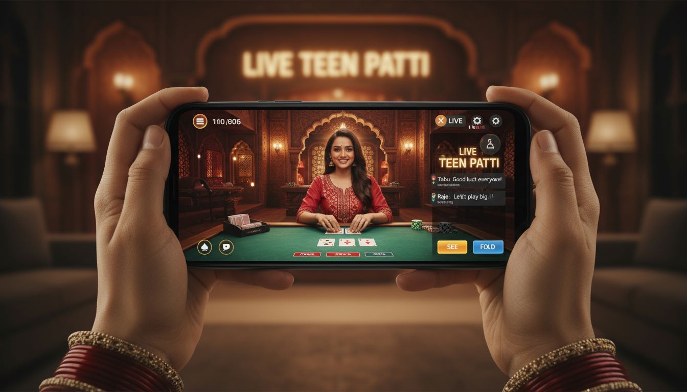 How to play live Teen Patti online in India